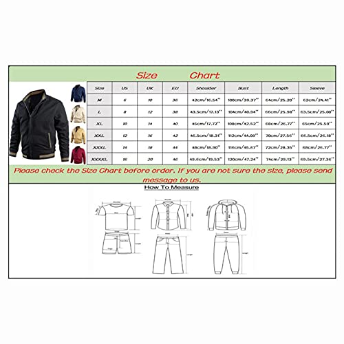 Leiyan Mens Long Sleeve Cotton Bomber Jacket Zip Up Heavyweight Stand Collar Casual Windproof Windbreaker Coat Outerwear Yellow #TOP6