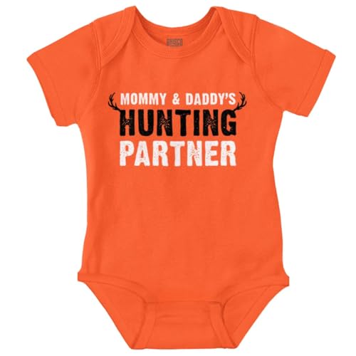 Image of Brisco Brands Mommy and Daddy's Hunting Partner Baby Romper Boys or Girls