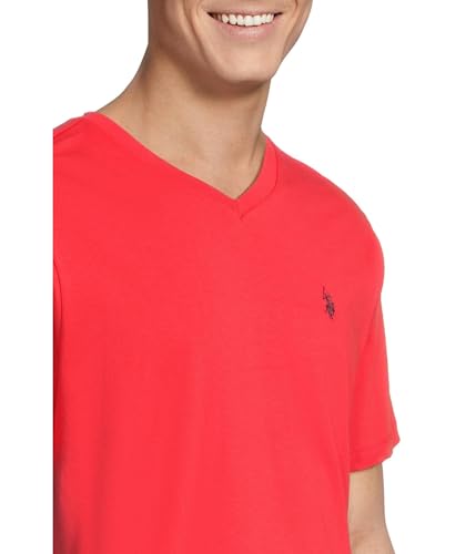 Image of U.S. Polo Assn. Men's Solid V‑Neck T-Shirt