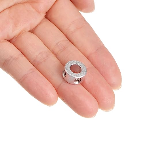 QUARKZMAN 4Stk Stellringe 6mm Bohrung 12mm AD 6mm Breite Wellensicherungsring Tiefenanschlagringe für Rad Schubkarre Axle Getriebe Montagen CNC Maschine Werkzeuge Industrie Eloxierung