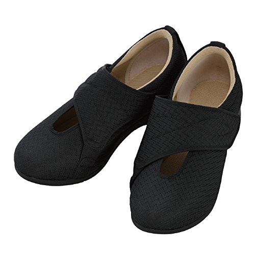 外出用 あゆみ さざなみ 黒 サイズ:S 1314 左右セット