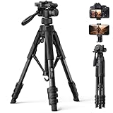 【8kg耐荷重】カメラ 三脚 75°開脚 170cm高さ Lamicall：雲台 360°回転 撮影 tripod スタンド 伸縮 写真 スマホ ホルダー 自由 折り畳み 鋼鉄製 頑丈 固定 持ち運び 旅行 登山 便利 携帯 水準器 収納袋 一眼レフ ビデオ デジカメ キヤノン,ソニー,ニコン,iPhone 17 Air 16e 16 15 14 pro max android などに対応