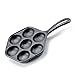 Norpro Cast Iron Stuffed Pancake Pan, Munk/Aebleskiver
