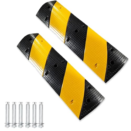 Speed Bumps for Driveway (2 Pack) - 39