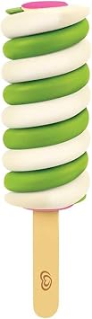 Casdon Green Twister Ice Cream Play Ice Cream Toy Set - Pretend Play Ice Cream Toys for Children Aged 2+