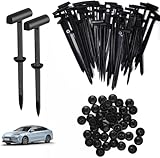 Upgrade Nylon Kabelbinder Schnalle, Universal Kabelbinderschnalle aus Nylon für Auto Reparatur, Mehrzweck Cable Ties für Tägliche Reparaturen, Schnellfixierung 100 Stück