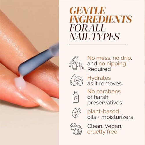 LONDONTOWN Fresh Glow Cuticle Remover - Instant Cuticle Remover Liquid - No Tool or Cutting Moisturizing Softening Nail Care for Dry, Damaged Cuticles, .40fl oz - Image 5