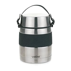 Valira Voedselfles, roestvrij staal, 1 L