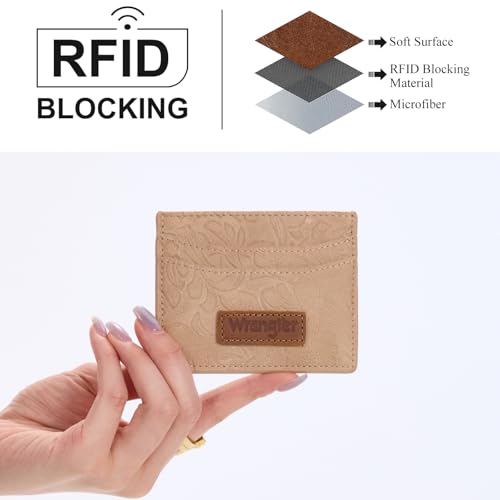 Image of Montana West X Wrangler Womens Wallet Small Credit Card Holder Minimalist Rfid Card Wallet for Ladies Female