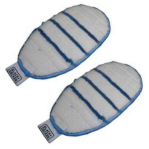 Blacck and Deecker Steam Mop 2 Pack of OEM Replacement Mop Pads # 90639611-2PK