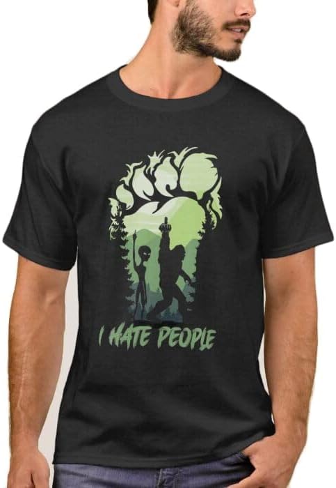 bigfoot alien shirt