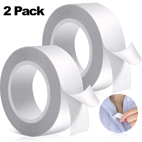 16 Feet Double Sided Fashion Body Tape, Beauty Tape, Clear Fabric Double Sided