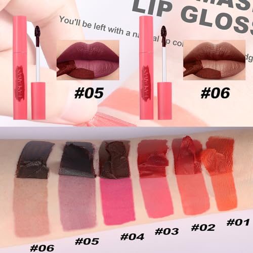 Mrettick 6PCS Lip Liner,Peel Off Lip Liner Tattoo, Peel Off Lip Stain, Long Lasting Lip Stain Peel Off, Infused with Hyaluronic Acid & Vitamin E, Makeup Gift for Women - Image 5