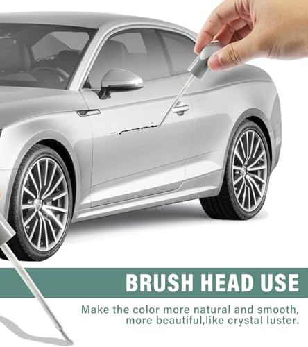 Image of Car Scratch Remover Touch Up Paint Pen Automotive Car Paint Pen 2 In 1 Car Paint Scratch Repair for Deep Scratches Special-Purpose Car Paint (Grey)