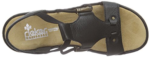Rieker 65963 Women Open Toe, Sandali Aperti Donna