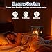 DUMOS Electric Fireplace Heater, 26” Freestanding Electric Fireplace Stove with 3D Flame Effect & Remote Control, Stylish Stove for Home with Safety Features, Adjustable Heat & 12H Timer, Charcoal