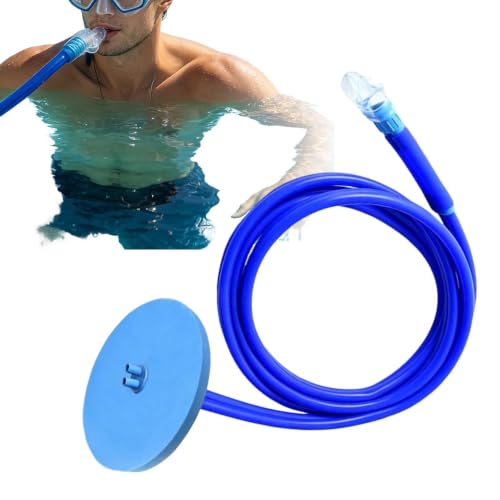 Tubo de buceo con manguera de silicona ergonómica que facilita el entrenamiento