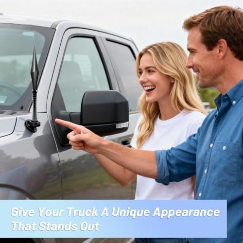 Image of Dart Antenna Replacement for Ford F150 F-150, Ford F150 Accessories, Truck Car F250 F350 car Antenna Motorcycle Antenna Replacement for Harley