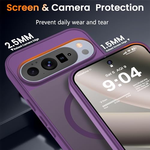Image of WRJ Magnetic for Google Pixel 11 /11 Pro Case+Screen Protector, Purple