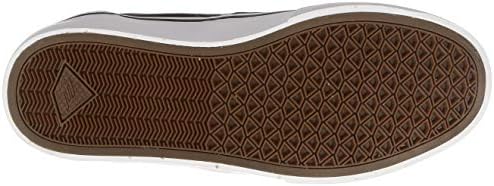 Emerica mens Dickson Low Top Vulc Skate Shoe, Black/White/Gold, 10.5 US | Image 3