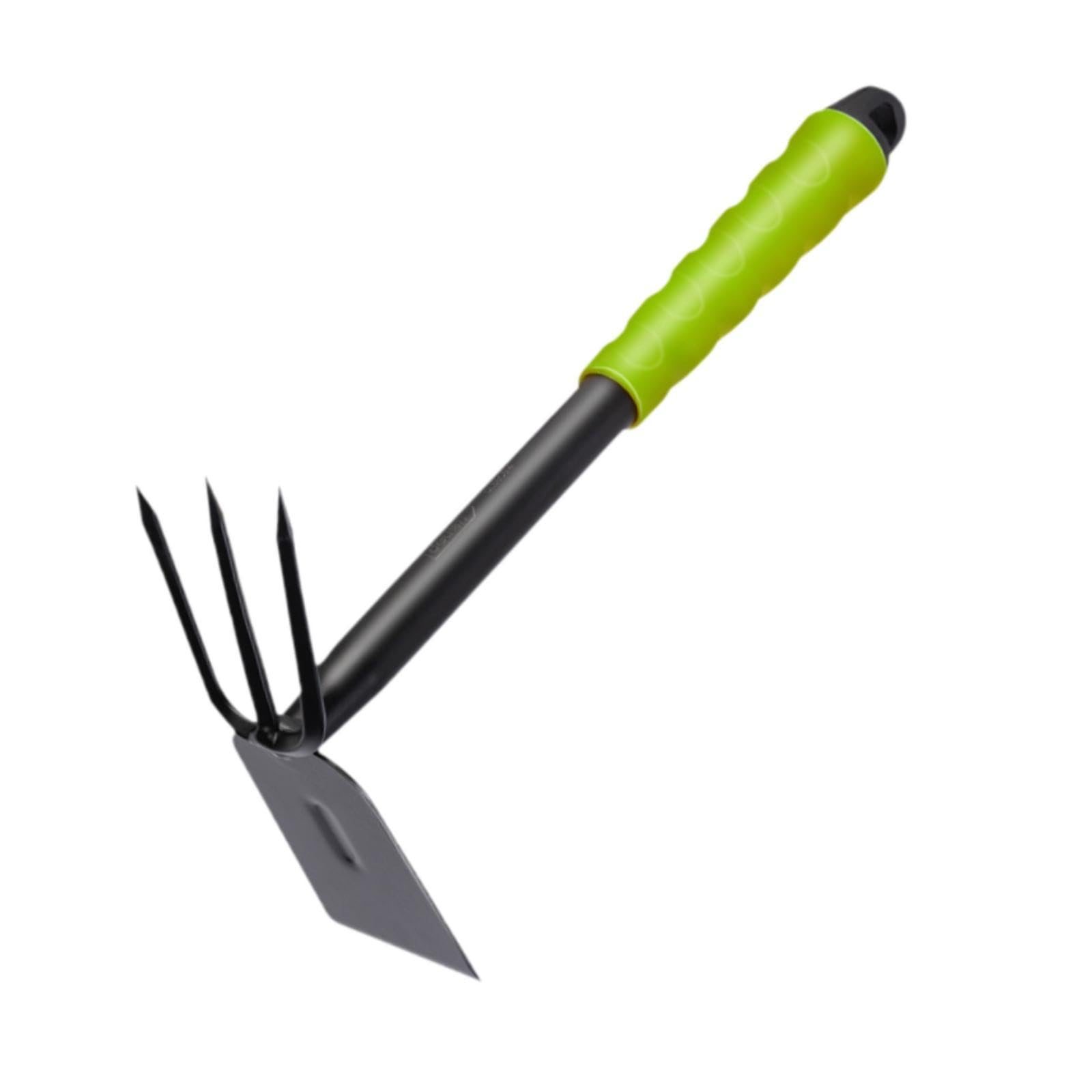 Bothyi Hoe and Cultivator Hand Tool Heavy Duty Sturdy Stainless Steel Rake Tiller for Loosening Soil Weeding Flower Bed Digging Yard