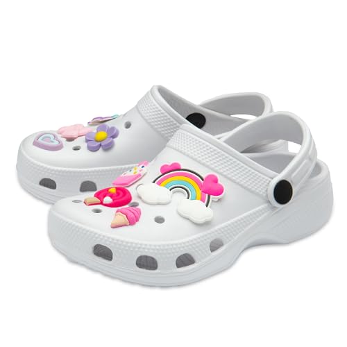 NorthSole Girls Clogs Childrens Sandals - White - Child UK 2