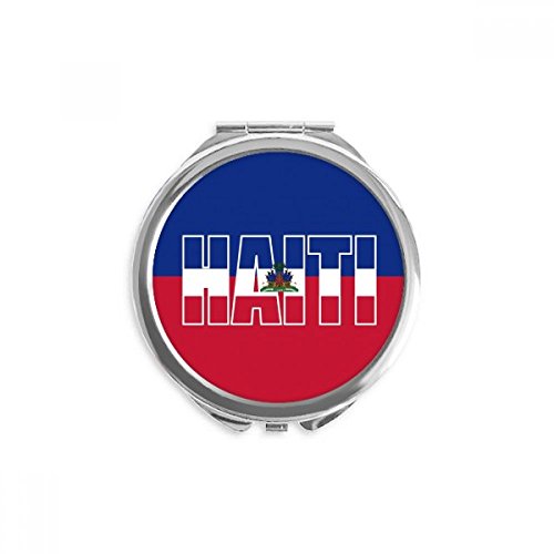 Miroir de poche de maquillage Haïti le cadeau souvenir idéal pour vos proches passionnés