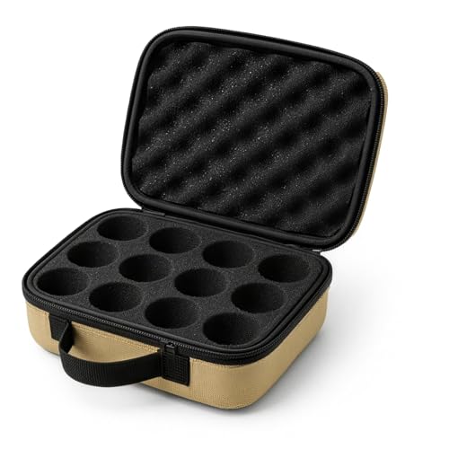 Shockproof Crushproof Reusable 12 Eggs Camping Egg Container with Cotton Lining Travel Egg Holder Storage Box