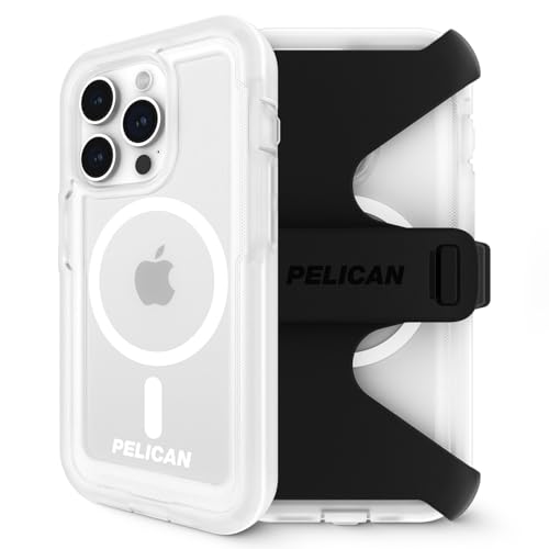 Pelican Voyager iPhone 15 Pro Max Case - Rugged MagSafe Phone Case - Clear - image 1
