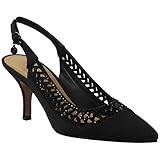 J. Renee Naiara Black Satin 8 M (B)