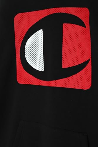 Image of Champion boys Graphic Hoodie Pullover Sweatshirt for Kids With Stylish Embellishments