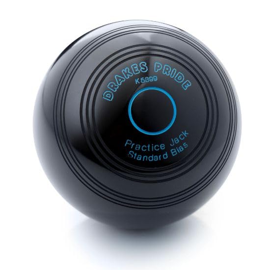 SGL DRAKES PRIDE BLACK PRACTICE JACK FOR CROWN GREEN BOWLS**