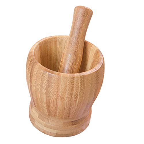 LOVIVER Espremedor De Almofariz Manual De Imprensa De Alho Conjunto De Pimenta Spice Grinder Herb Po