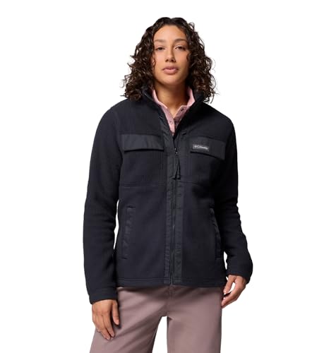Columbia Juniper Peak Full Zip Fleece, Strato esterno in pile, Materiali ecocompatibili, Vestibilità personalizzabile, Comodo spazio per riporre gli oggetti, Polsini elasticizzati - da donna