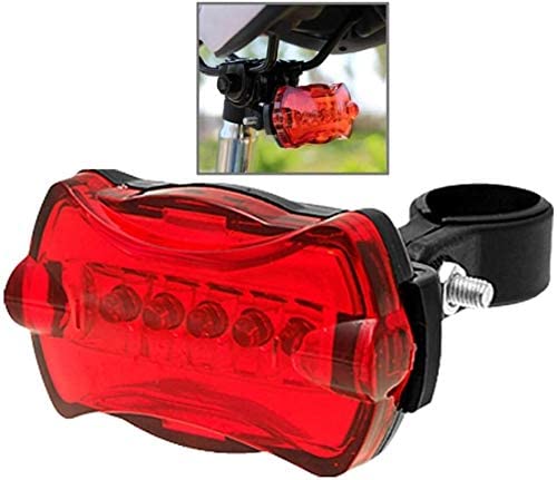 FPC- Red LED Back Light Flashlight Lamp for Mountain Bike 5 LED Rear Tail Light Bicycle Tail Light-image-26