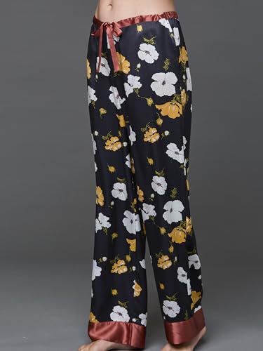 Women's 100% Silk Pajamas, Classic Fit, Evening Lounge Collection3