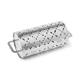 Sur La Table Stainless Steel Rolling Grill Basket, Silver