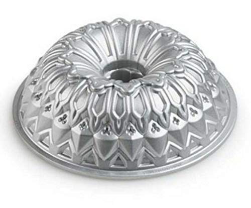Image of Nordic Ware Stained Glass Bundt, Silver, 9 Cup