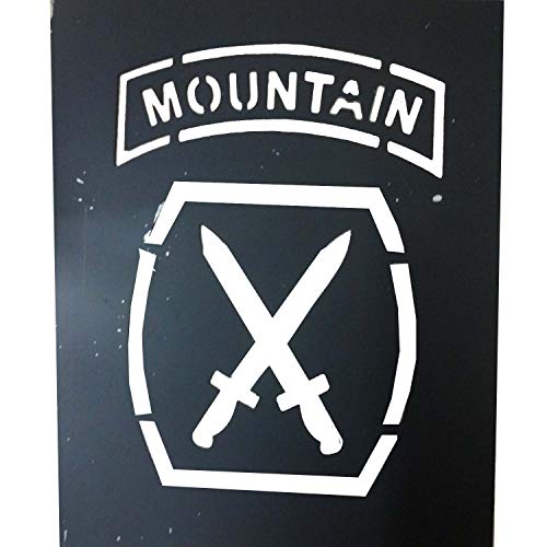 warreplica US Army 10th Mountain Division Stencil
