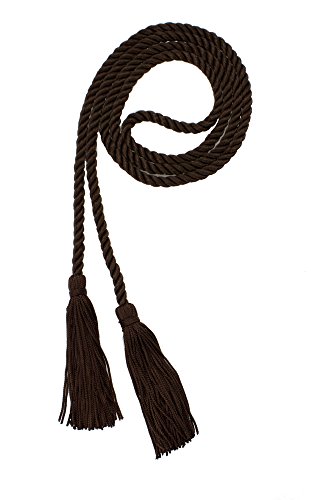Image of Graduation Honor Cord - Brown - Every School Color Available - Made in USA