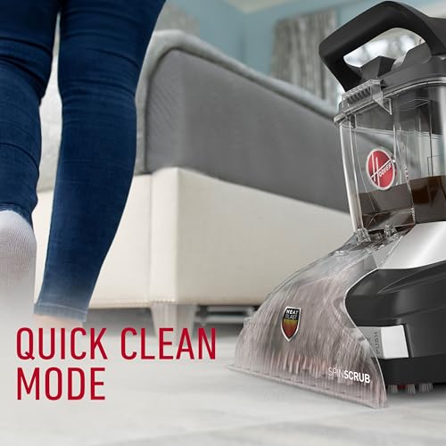Image of Hoover Powerscrub XL Pet Carpet Cleaner & Hard Floor Vacuum Cleaner for Home & Office, SpinScrub XL for tough stains and HeatForce for fast drying