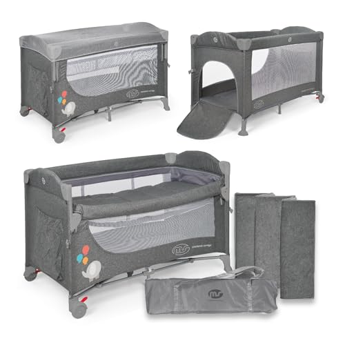 Ms Babyworld Ennis Cuna Colecho, Parque Infantil Y Cuna Clásica 3 En 1 Plegable 2 Alturas Buena Circulación Aire Entrada Lateral Ruedas Con Fre Ms Babyworld Ennis Cuna Colecho, Parque Infantil Y Cuna Clásica 3 En 1 Plegable 2 Alturas Buena Circulación Aire Entrada Lateral Ruedas Con Fre