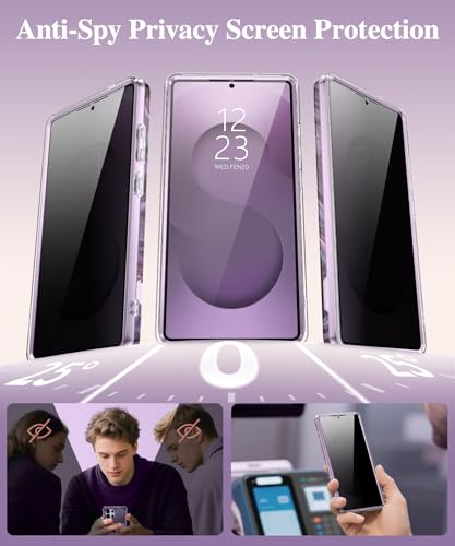 Image of GVIEWIN for Samsung Galaxy S25 Ultra Case Slide Camera Cover 2 Front Frames