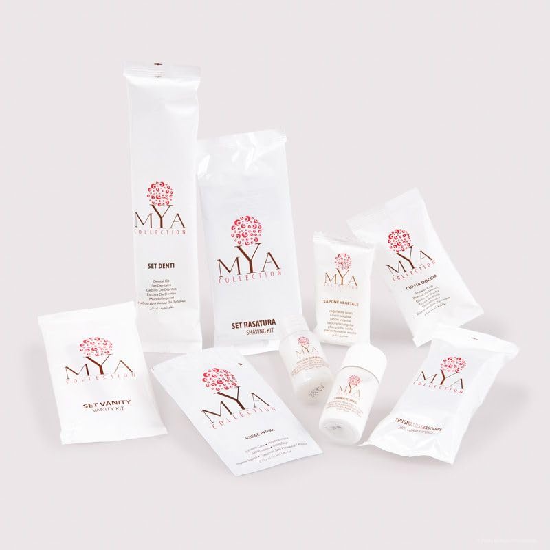 Bagnodoccia Shampoo in bustina monodose 10 ml Confezione 50 pezzi Linea Cortesia Hotel Mya collection