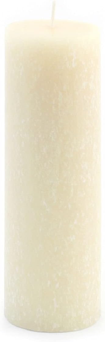 Candles Unscented Candles Premium Beeswax Blend Pillar Candle, 3 x 9-Inch, Buttercream