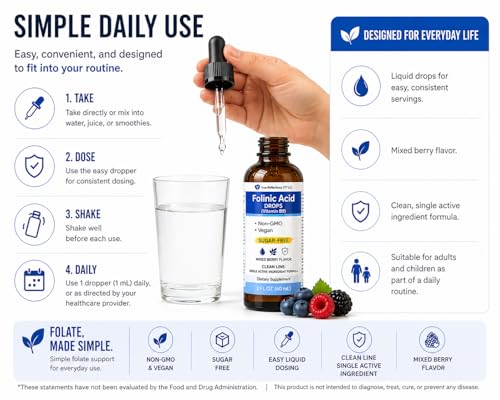 True Reflectionz Folinic Acid Drops