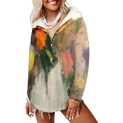 Veste polaire femme idéale pour vos balades d'automne en nature morte florale