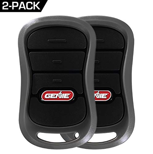 Genie 3-Button Garage Door Opener Remotes (2 Pack) - Each Remote Controls Up