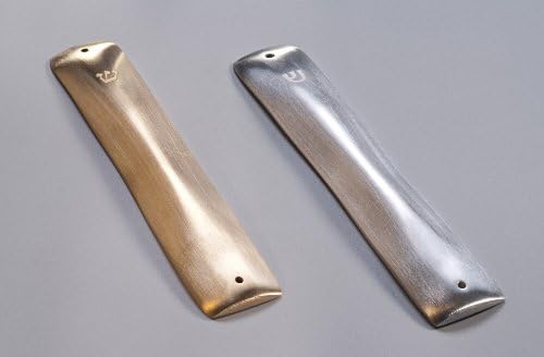 Large SHIN Mezuzah - Brass