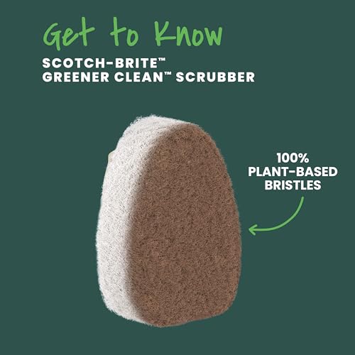 Image of Scotch-Brite Greener Clean, Non-Scratch Dishwand Refills, Fits All Scotch-Brite Dishwands, 3 Count